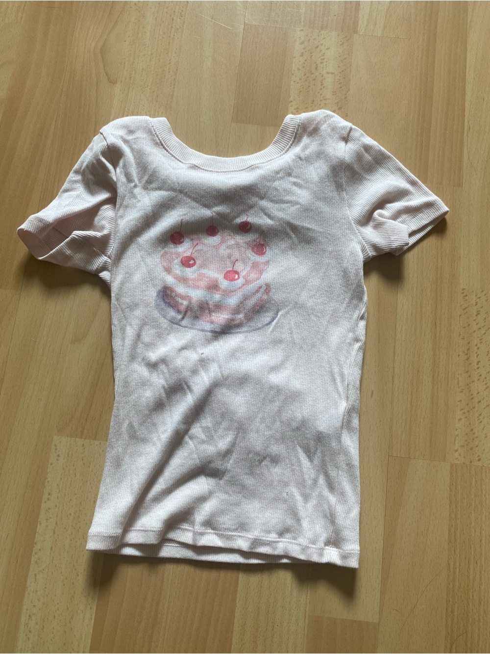 Hollister fitted light pink tee-shirt